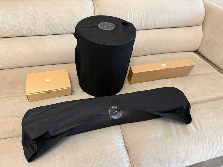 Sistem Soundbar Sonos Beam 2 si Sonos Sub Mini Black