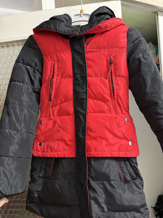 geaca cu puf de iarna