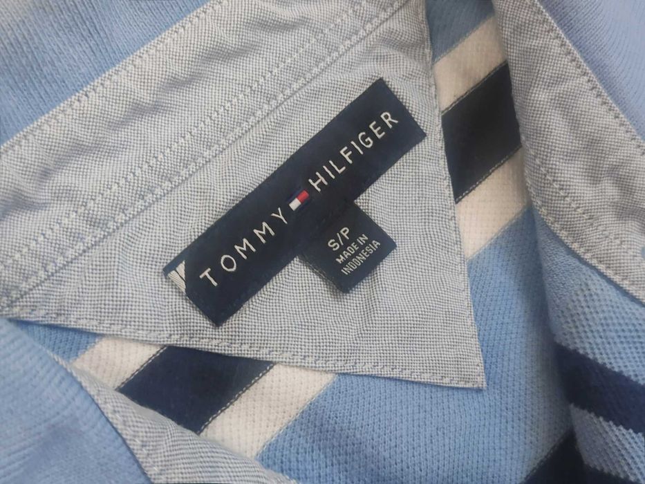 tricou Tommy Hilfiger - blue striped casual