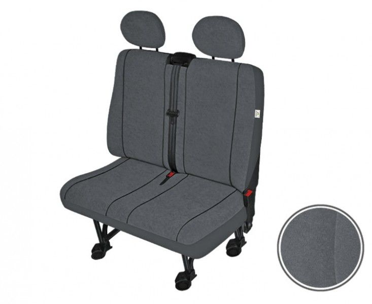 Husa bancheta cu doua locuri Elegance DV2 M pentru Citroen Jumpy, Mercedes Vito, Fiat Scudo, Opel Movano pana in 2009, Renault Master pana in 2009,