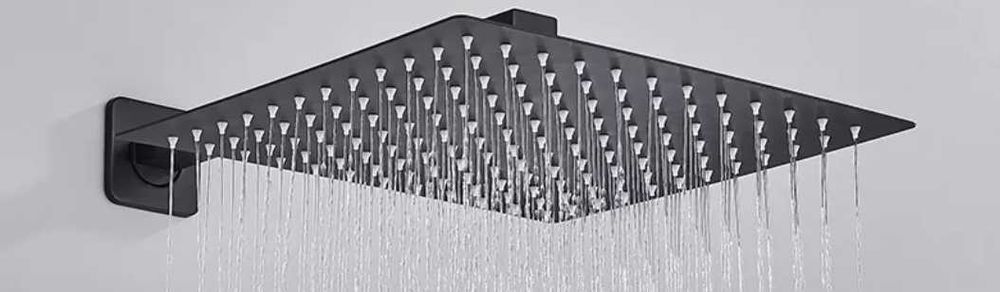 Чисто нов висококачествени душове за вграждане: Черен мат,Nicel,хром