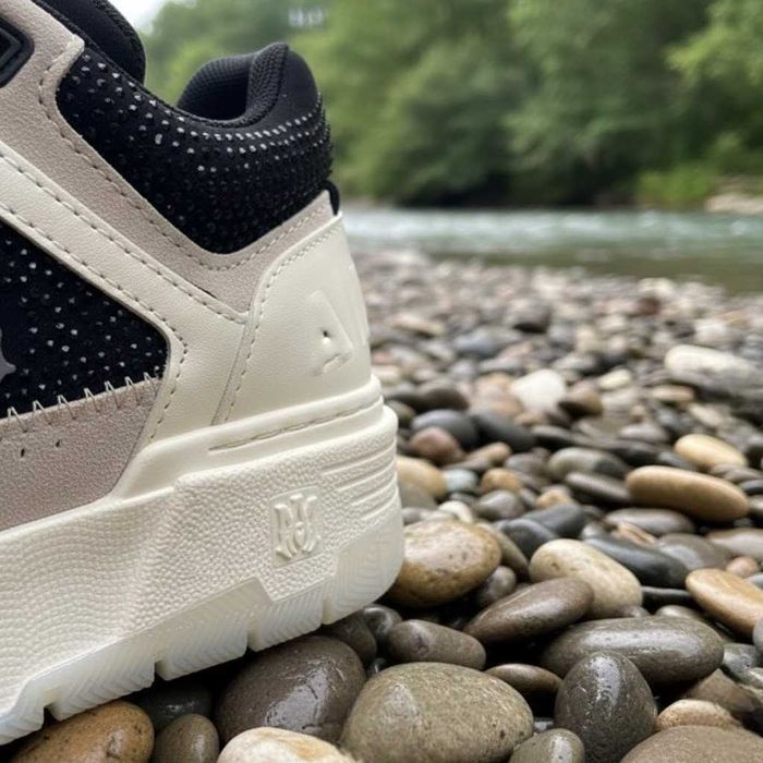 Adidasi AMIRI MA 1 Mesh Crystal - Pietricele - Glitter Full Box