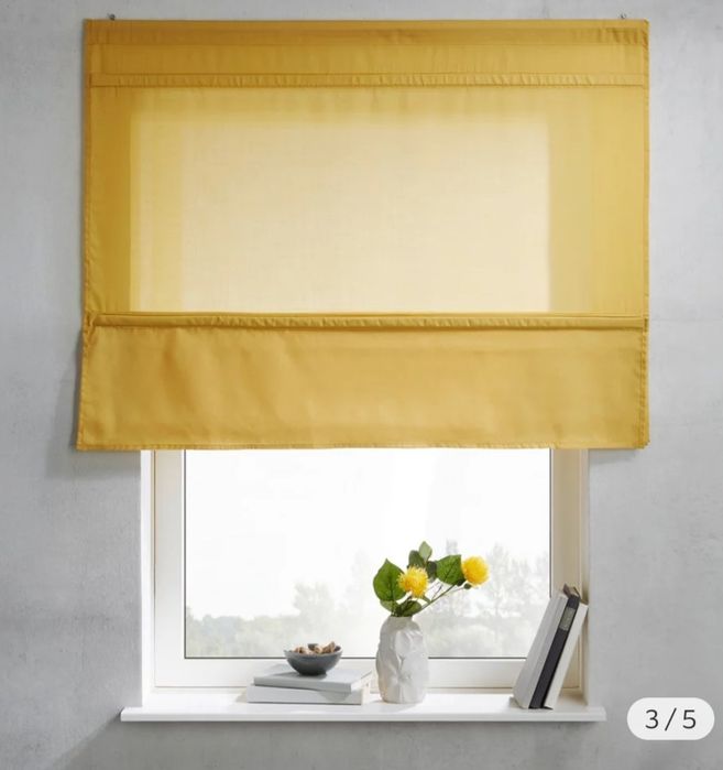 Draperie / Perdea Romana Galben