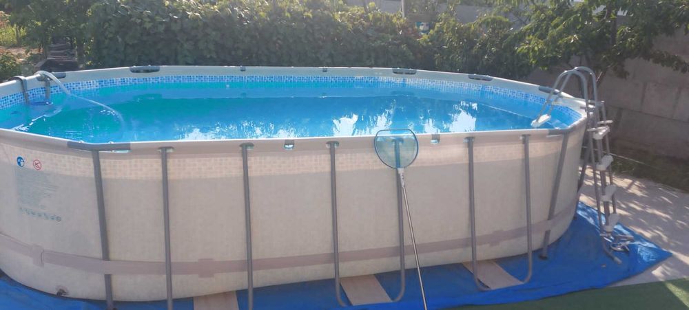 Piscina 6m/3,7m, 1,22 inaltime
