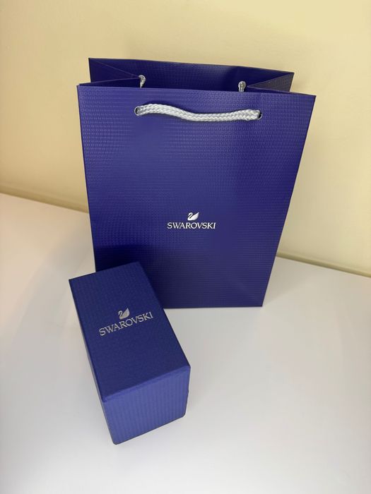 Позлатена Гривна Swarovski Matrix Tennis – Кристали и Zirconia