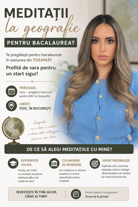 Meditatii geografie pentru bac