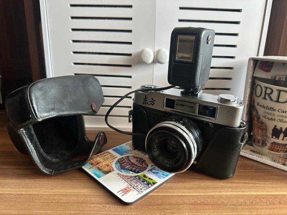 Aparat foto Eastar anii 80' + bliț Elektronika rusesc