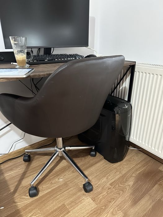 Vinsetto Scaun de Birou Ergonomic din Piele Ecologica
