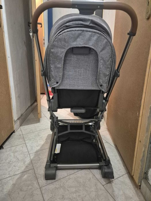 Комбинирана детска количка Cangaroo - Icon 2 в 1, сива