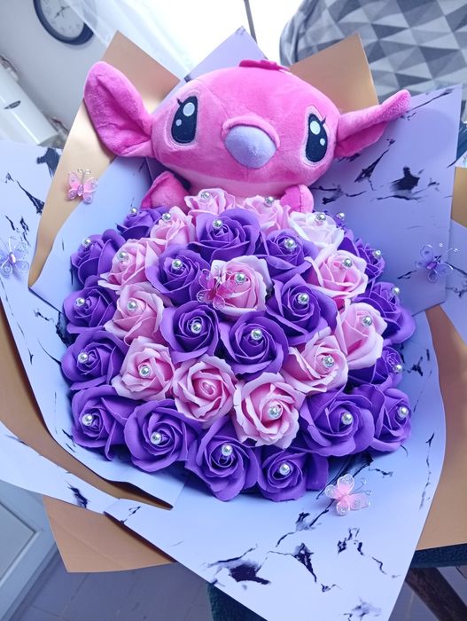 Buchet de flori cu stichi