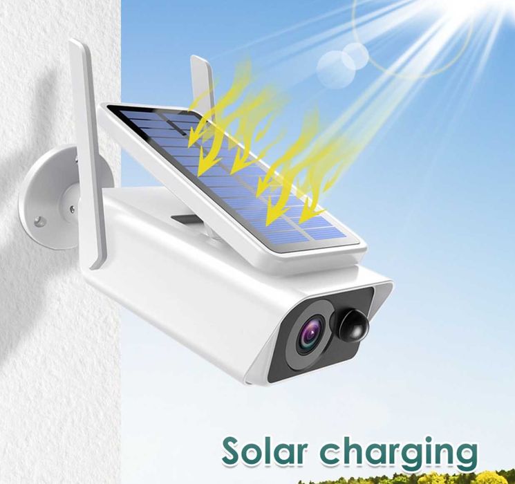 Camera Supraveghere cu Panou Solar FULL HD, Wifi, Solara, 3MP
