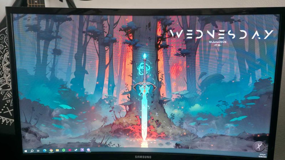 Monitor Samsung - Odyssey Gaming CRG5 24” LED Curbat FHD AMD FreeSync 144hz