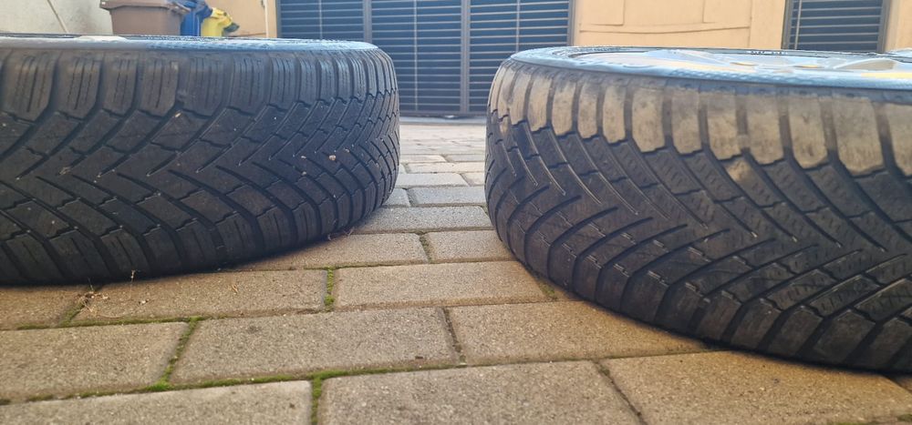 Jante aliaj +Cauciucuri de iarna R16