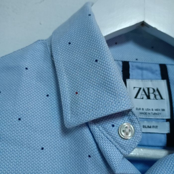 Cămașă Zara Slim Fit – Textură Deosebită & Easy Iron – Mărimea S