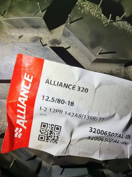 Cauciucuri 12,5/80-18 Alliance 12 ply