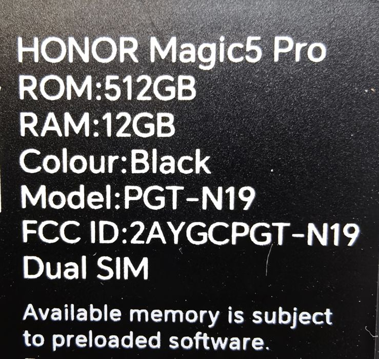 Honor Magic 5 Pro 12/512GB
