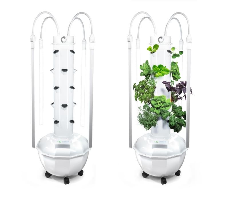 Хидропонна кула Tower Garden Juice Plus + LED осветление за отглеждане у дома