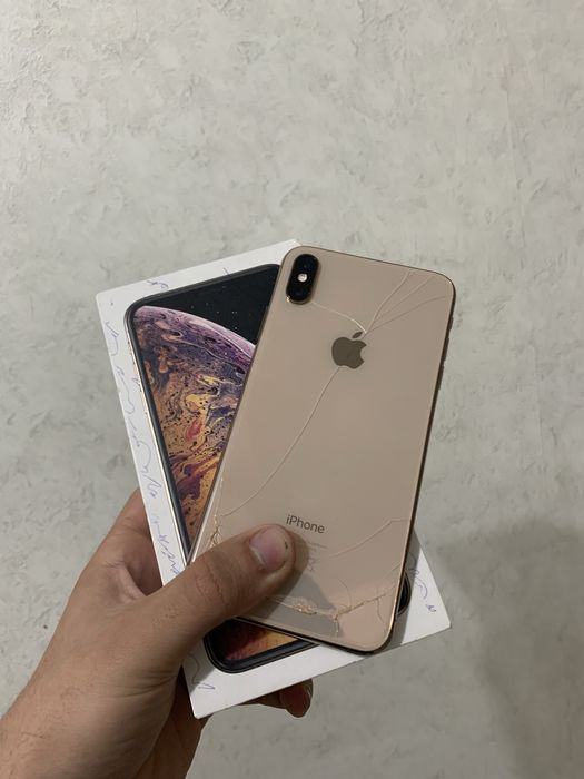 Iphone XS MAX золотой без ремонта