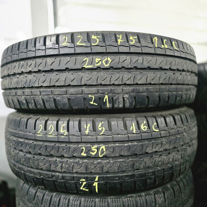 2x 225/75/16C VARA KLEBER 2021 Stare ca noi