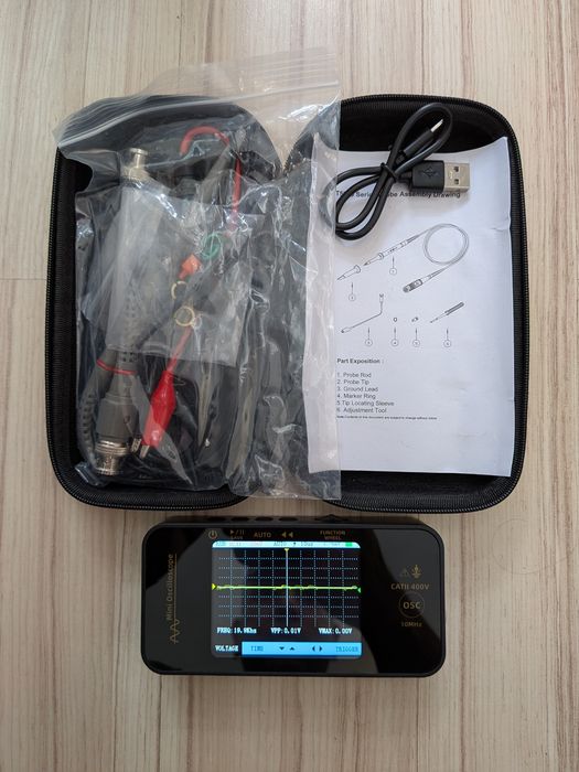 BSIDE OT3 Мини Дигитален Осцилоскоп/Тестер 10MHz 48MSa/s