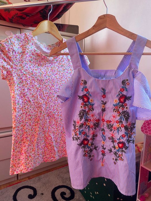 lot set 3x Tricou maieu femei marime S sau M muselina bumbac