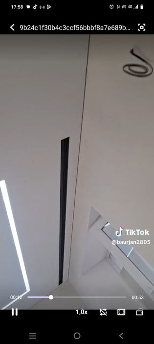 Услуга натяжные потолкй