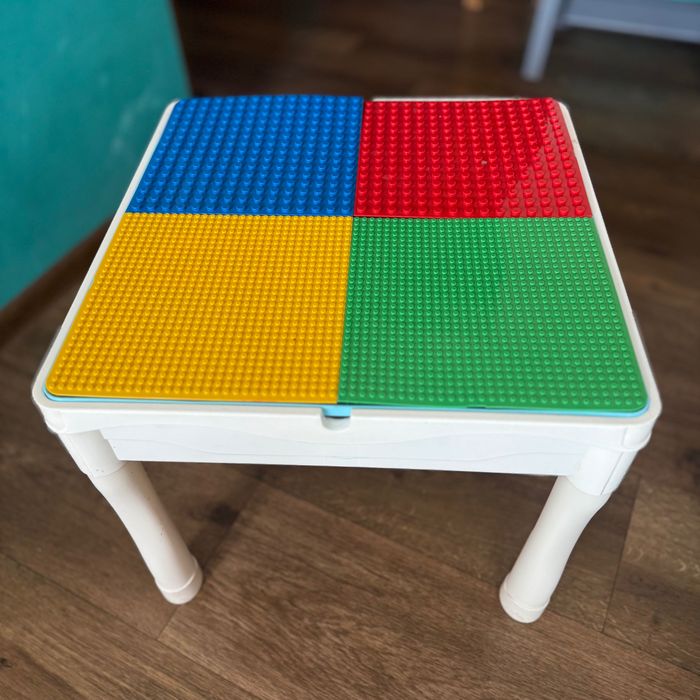 Столик для лего детский со стульчиками