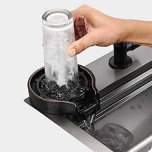 Мултифункционална кухненска мивка с две корита