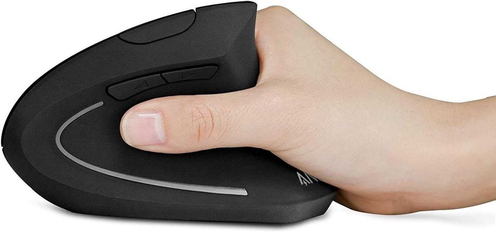 Ергономична Безжична Мишка Вертикална 2.4GHz USB приемник 1600 DPI AAA