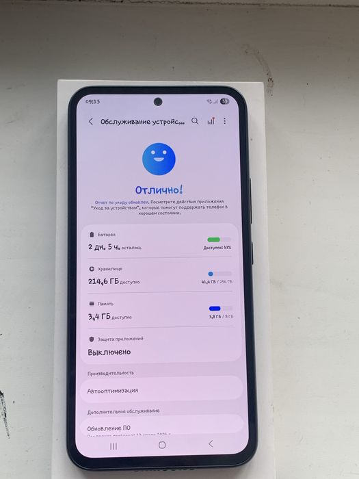 Продам телефон Samsung Galaxy A54 5G 8+8/256GB в идеале
