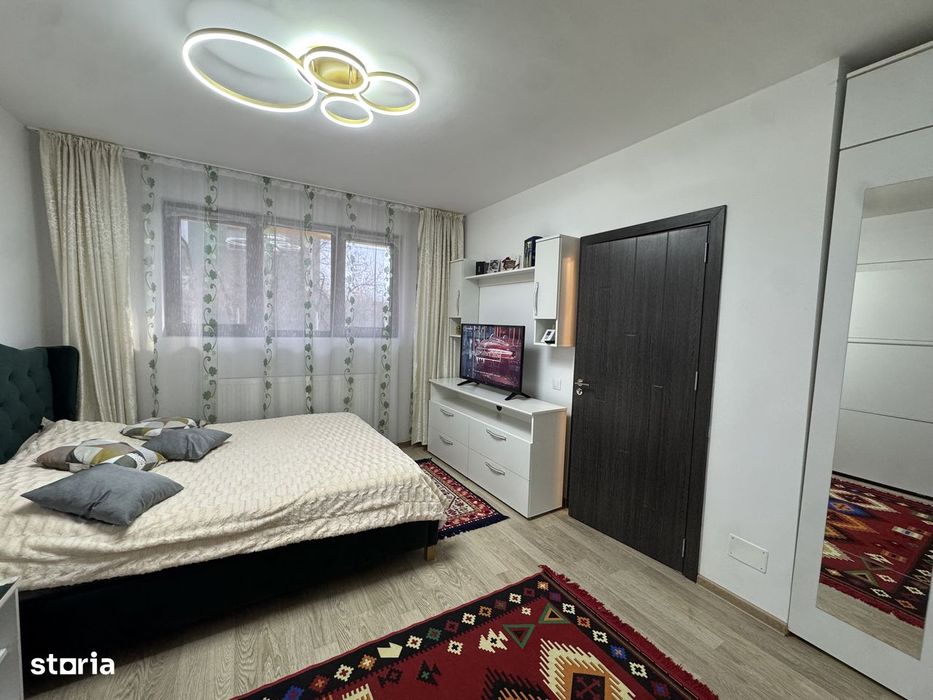 Studiu utilat si mobilat | Strada Bucuresti-Magurele | Bloc NOU ocazie