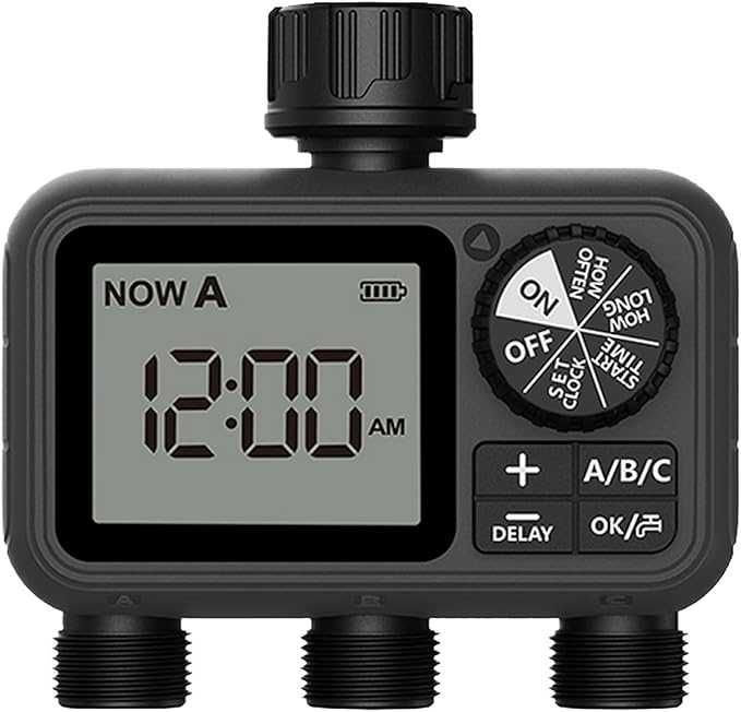 HCT-M08 Таймер за вода с 3 изхода, 3P система за поливане