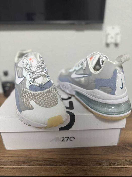 Супер Изгодно НОВИ Nike Air Max 270 React Бялo-Сиво Размер EU 45