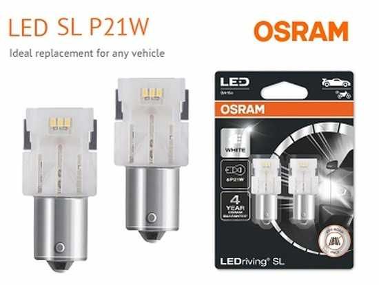 LED крушки за автомобил - OSRAM - мигач - Цокъл: BA15s - чисто нови, комплект от 2