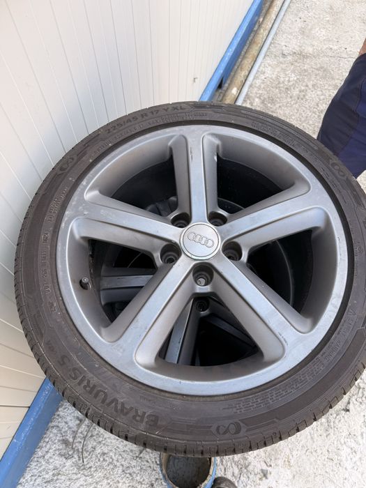 17 цола AUDI джанти с чисто нови летни гуми 225/45/17 дот 2024г