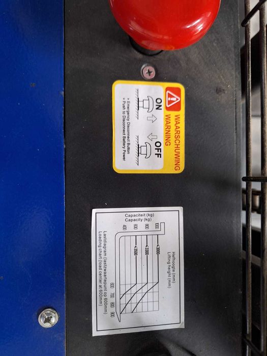 Liza/Transpalet electric cu catarg 1.0 to/ 3 m