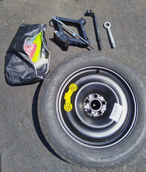 Kit pana roata rezerva SLIM Jaguar E-Pace an 2017-2025