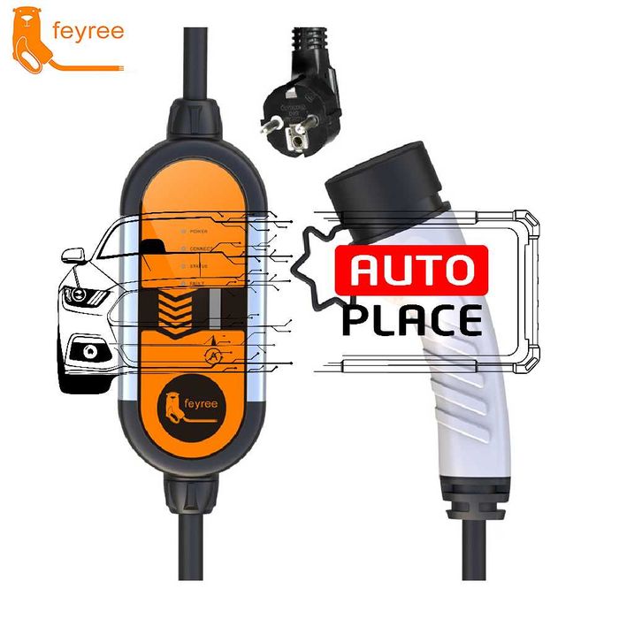 Разпродажба! Преносимо Зарядно Feyree Fox EV-L7 Type 2 / 3.5kW