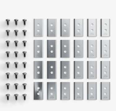 Robot tuns gazon YUKA mini 600 si garaj (CADOU 24 lame de rezerva)