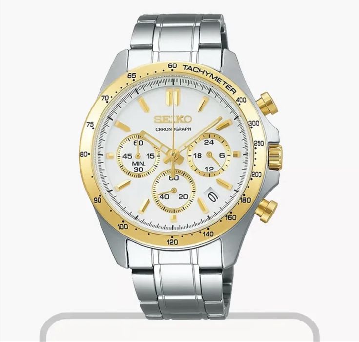Чисто Нов Мьжки Часовник Seiko Spirit SBTRO24 Chronograph