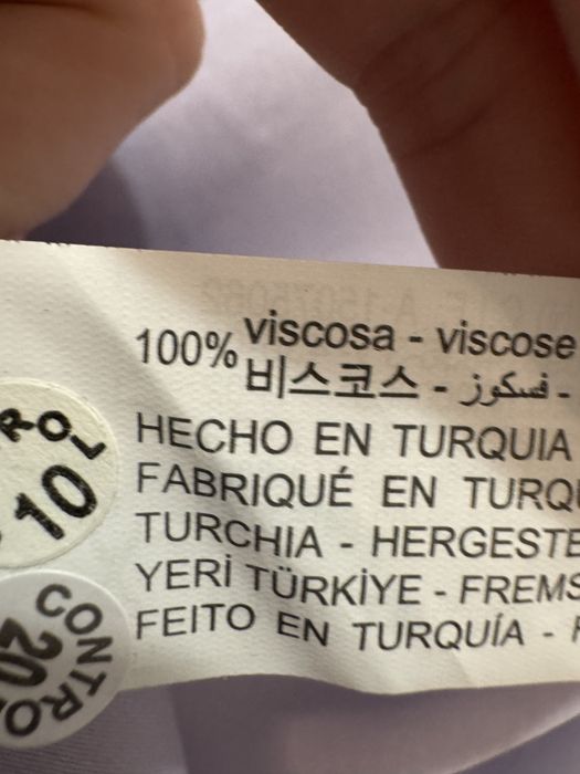 Rochie furou scurtă cu nasturi îmbrăcați lila Zara mărimea XS