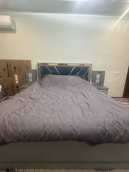 Yotoqxona mebeli nabor kravat shkaf tumbochka 2ta tryumo