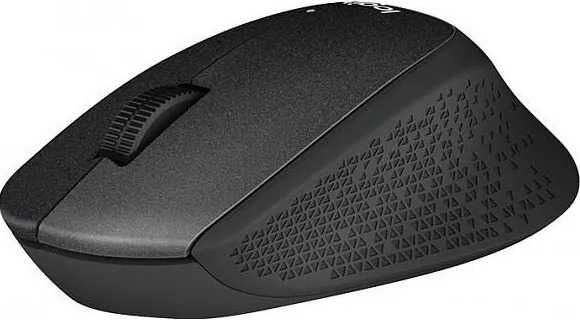 Безжична мишка Logi M330, Тиха, Black