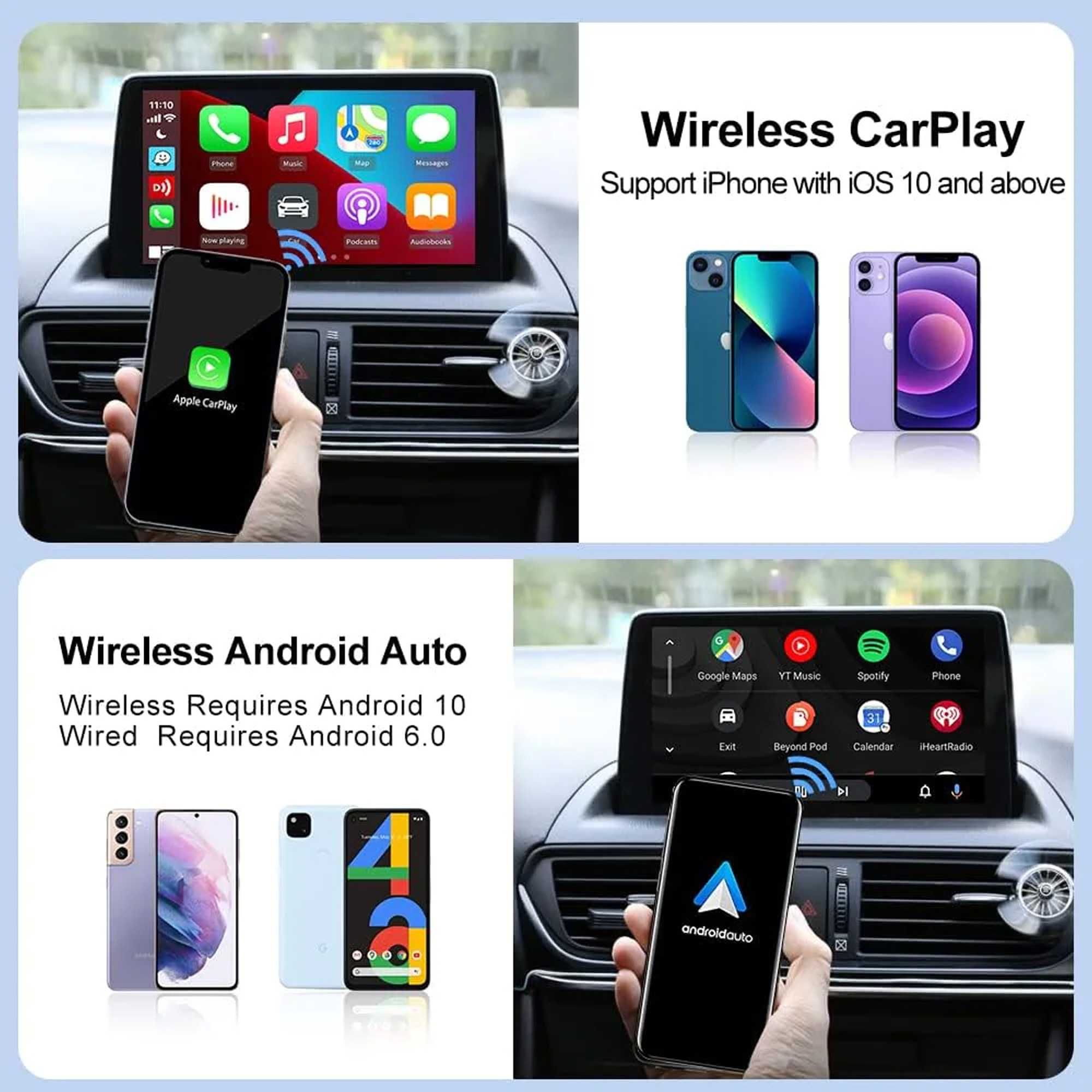 Беcпроводной адаптер Carlinkit - 2в1 для CarPlay (Iphone / Android): 50  у.е. - Аксессуары для авто Ташкент на Olx