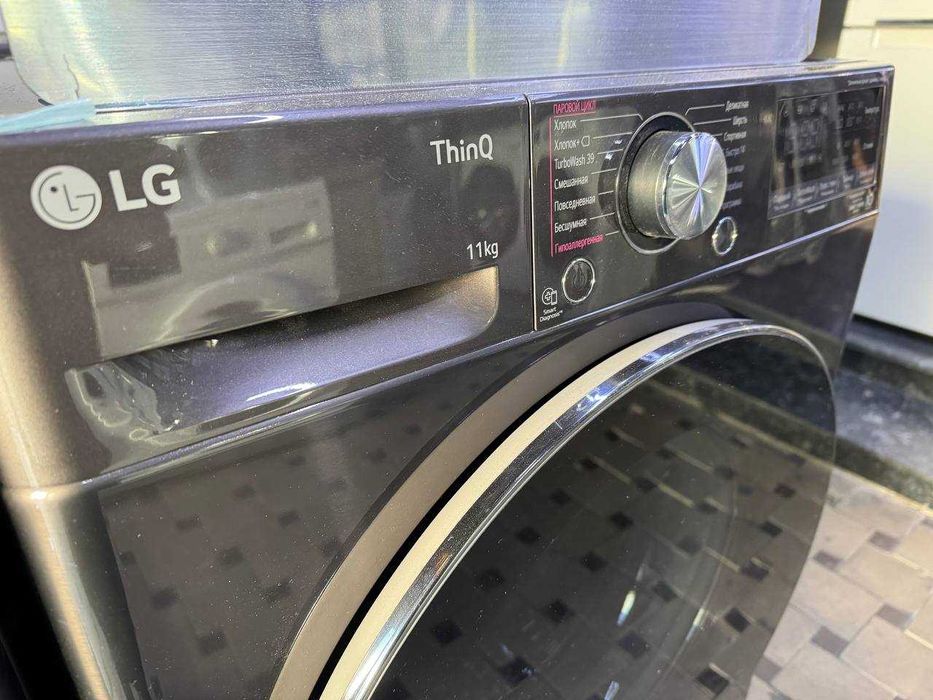 Стиральная машина LG 11 кг TW4V9EW9P AI DD TurboWash Steam+ ThinQ