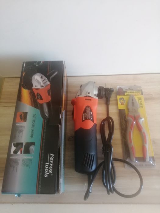 Нов ъглошлайф +клещи нови.