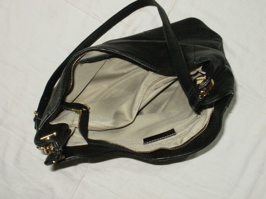 нова черна дамска естествена кожа