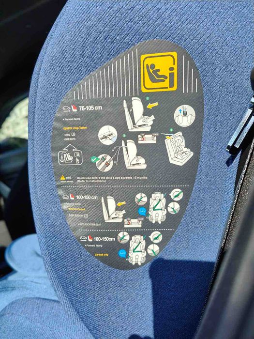 Столче за кола Juju Pro Rider i-Size за бебета и деца - 125 лв.