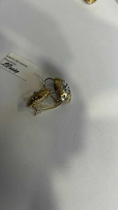 златни обеци 6.2 гр   06731-25