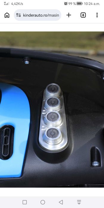 Masina electrica Bugatti Divo cu telecomanda
